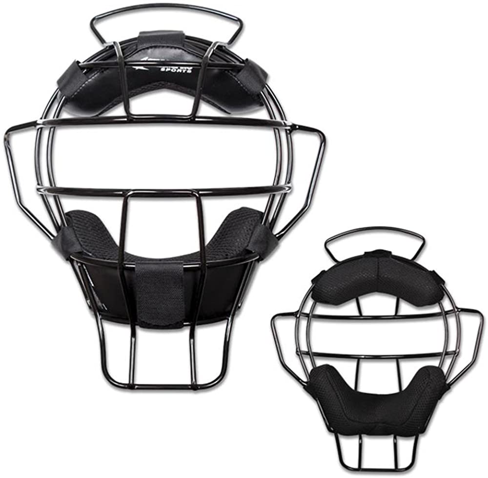 CHCM72 - Champro Lightweight Umpire Mask with Black Mesh Padding