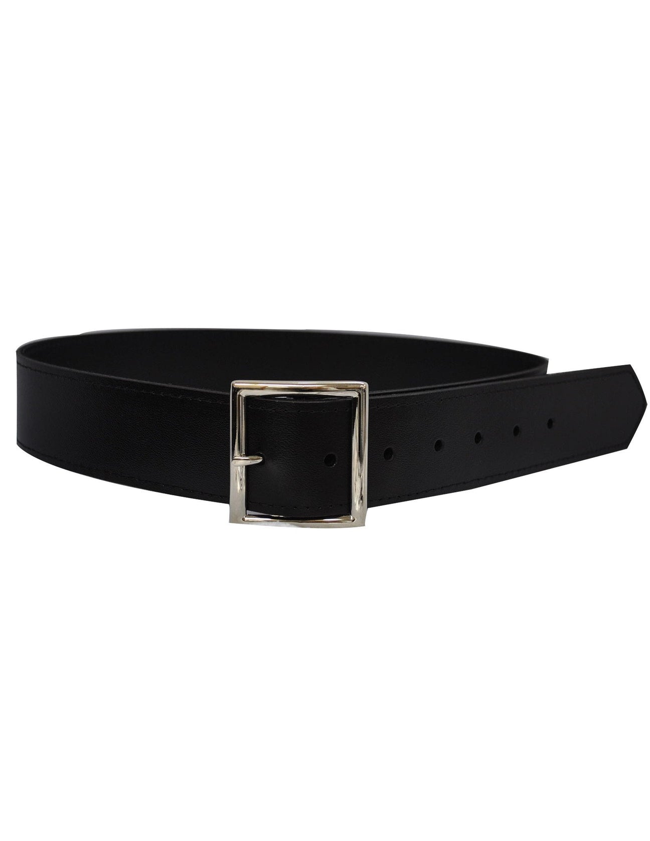 ACS563 1 ¾" Black Leather Belt