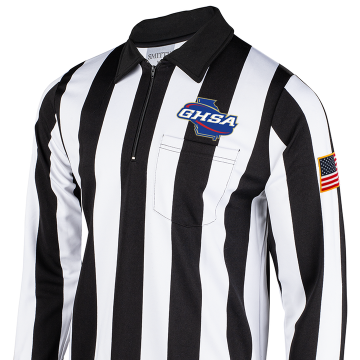 Georgia GHSA Dye Sublimated Logo Long Sleeve Football Shirt