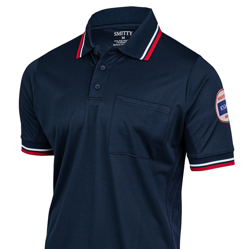 Kansas KSHSAA Logo Dye Sublimated Umpire Shirts