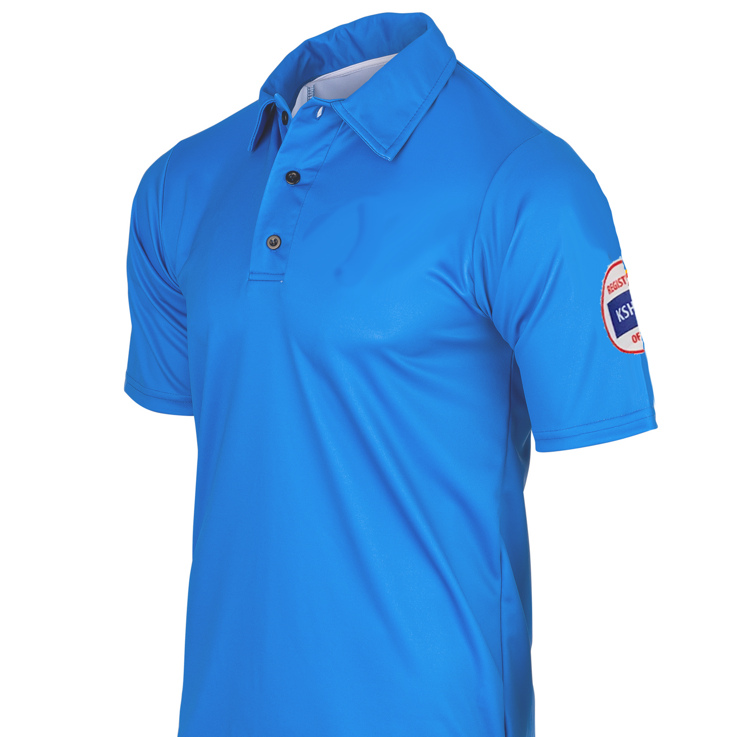 Kansas Logo Blue Volleyball Shirt