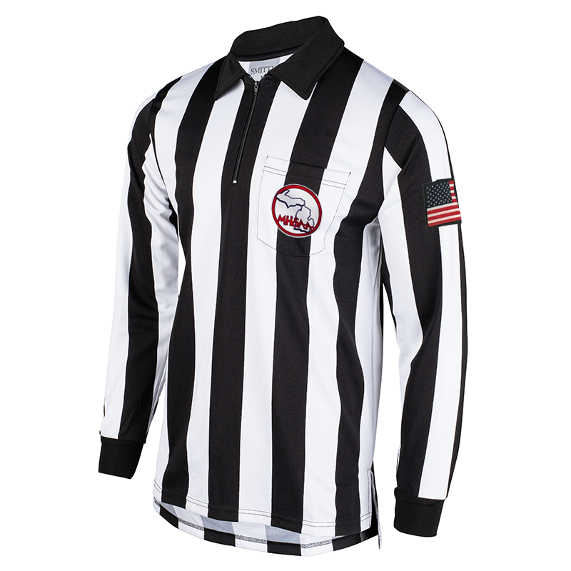 Michigan MHSAA Logo Dye Sublimated Long Sleeve Shirts