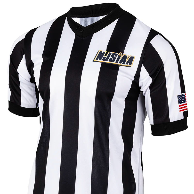 NJSIAA Logo Basketball Referee V-Neck