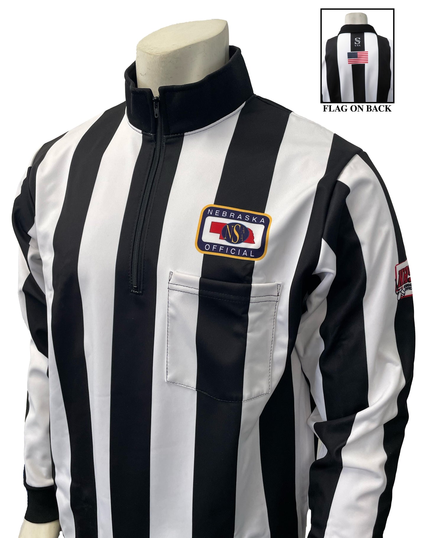 Nebraska NE-NHS Logo Dye Sublimated Cold Weather Shirt