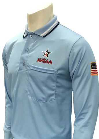 Alabama AHSAA Logo Dye Sublimated Long Sleeve Umpire Shirts