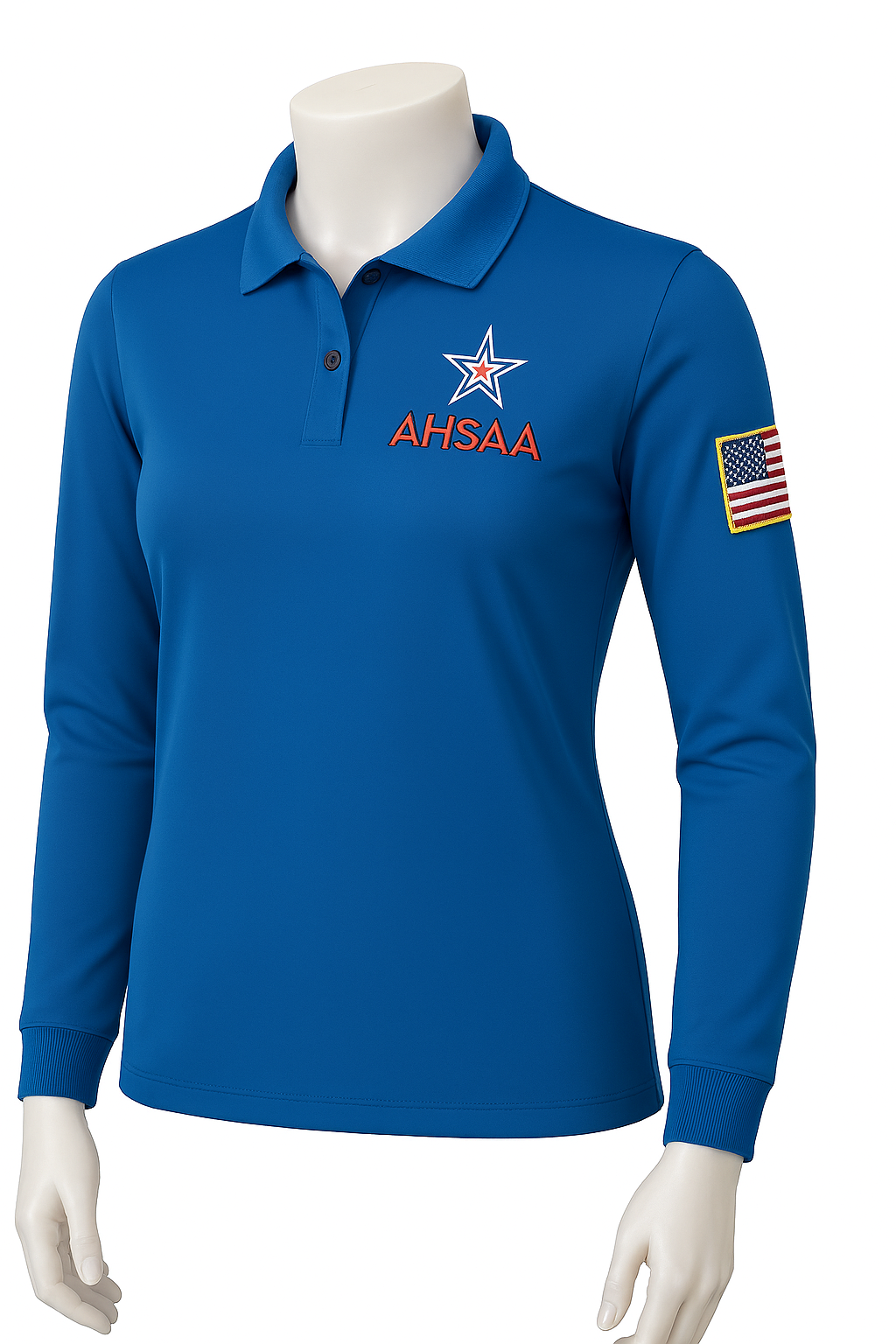 Alabama AHSAA Logo Dye Sublimated Women's Track Shirt