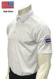 Kansas KSHSAA Logo Dye Sublimated Men's White Volleyball Shirts