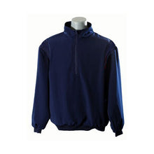 BBS321 Solid Navy 1/2 Zip Pullover Umpire Jacket