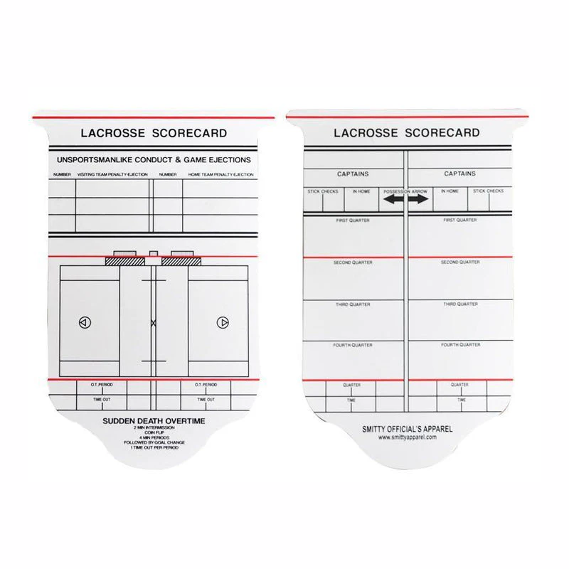 ACS540 Smitty Lacrosse Game Card