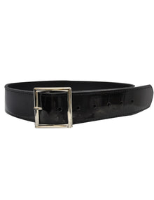 1 ¾" Black Patent Leather Belt