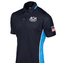 AOA Logo Softball  Navy Umpire Shirts