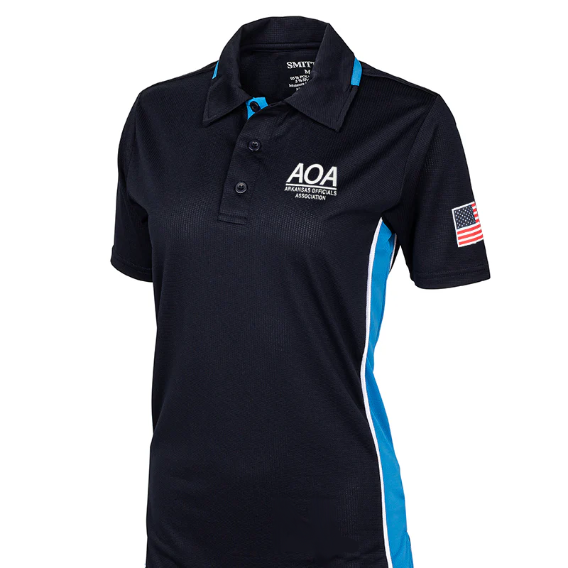 AOA Logo Softball  Navy Umpire Shirts
