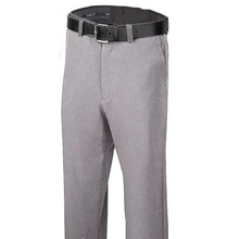 Tapered-Fit Lightweight Heather Grey Flat Front Base Pants