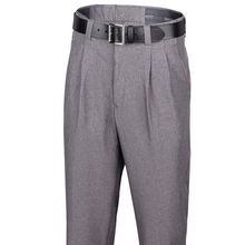 Heather Grey Pleated Expander Waistband Umpire Pants
