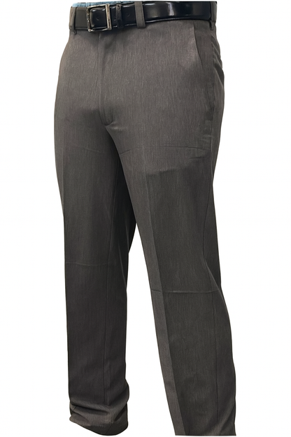 BBS364 Tapered-Fit Lightweight Flat Front Umpire Base Pants with Expander Waistband