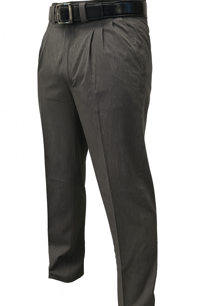 BBS367 Tapered-Fit Lightweight Pleated Umpire Base Pants with Expander Waistband