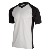 Smitty Solid Grey w/ Black Sleeves & Side Panel V-Neck