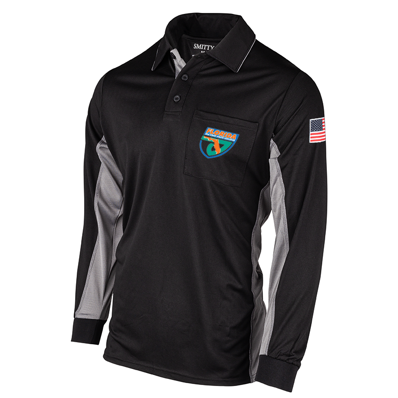 BBS315 FL FHSAA Baseball MLB Replica Long Sleeve Umpire Shirts