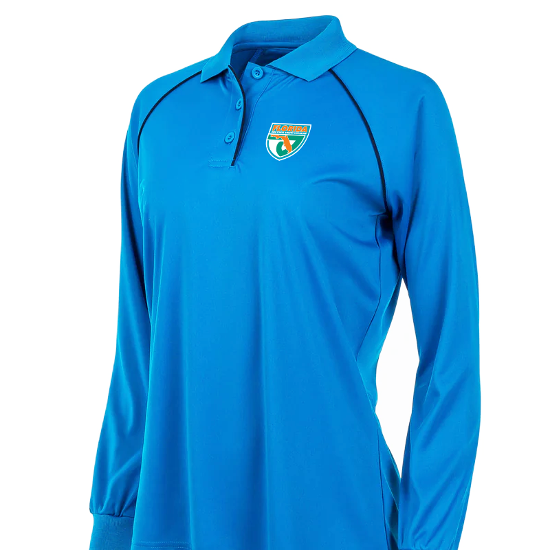 FHSAA Logo Long Sleeve Blue Volleyball Shirt