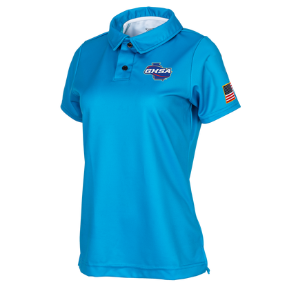 Georgia GHSA Logo Blue Volleyball Shirts