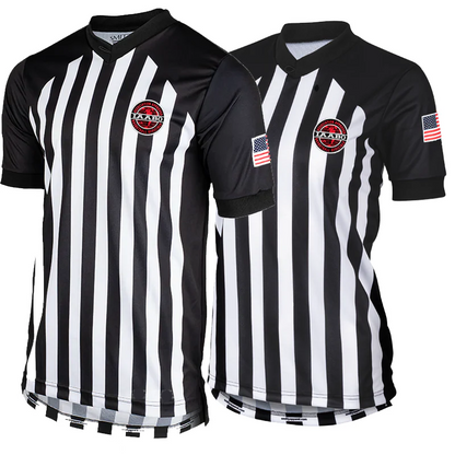 IAABO Board 4 Black/White V-Neck