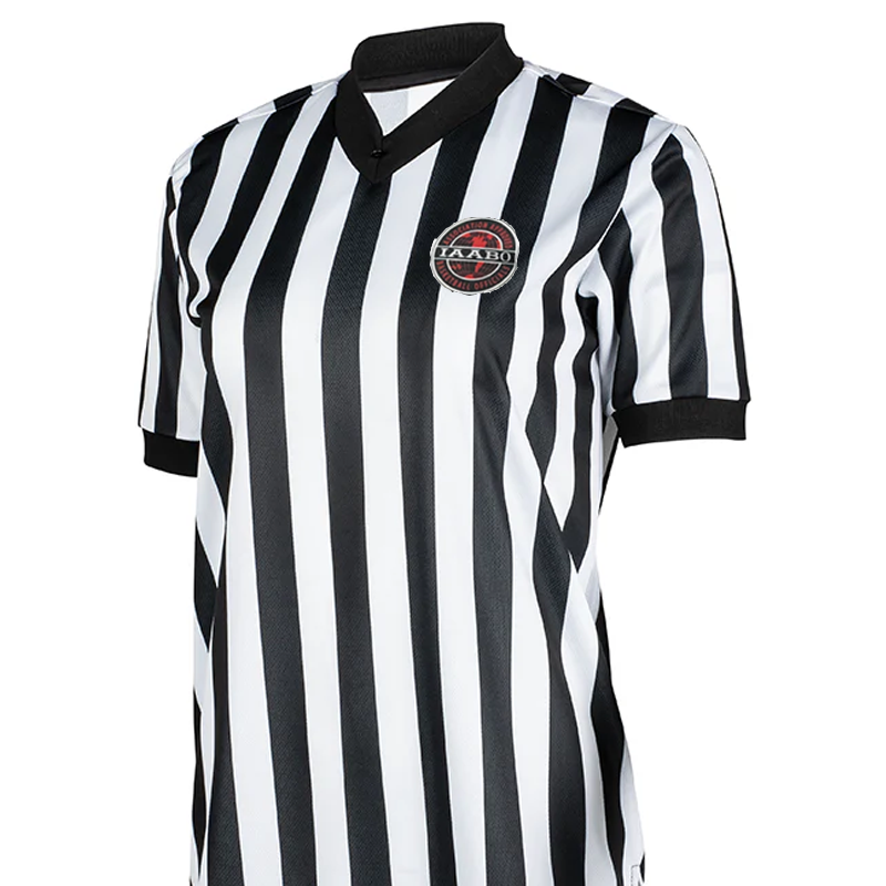 IAABO Logo Referee Shirt w/ Flag on Back