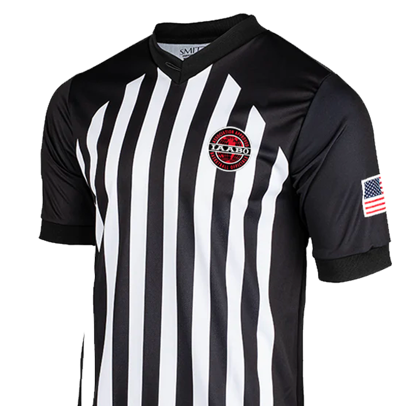 IAABO Board 4 Black/White V-Neck