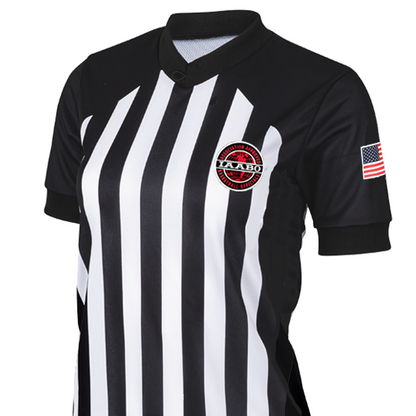 IAABO Board 4 Black/White V-Neck