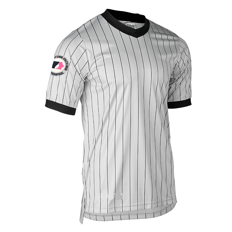 Iowa Grey Wrestling V-Neck With DUAL IHSAA and IGHSAU Logos