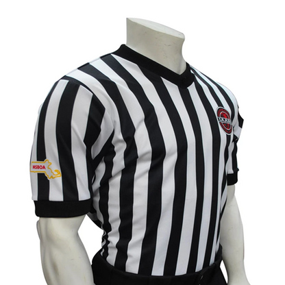 Massachusettes IAABO Logo Dye Sublimated Men's Referee Shirt
