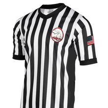 USA201MI/USA212MI Michigan MHSAA Logo Basketball Referee Side Panel V-Neck