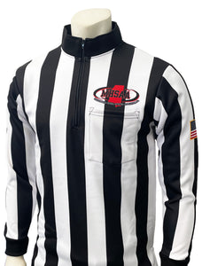 USA730MS - Smitty "Made in USA" - Dye Sub Mississippi Foul Weather Water Resistant Football Long Sleeve Shirt