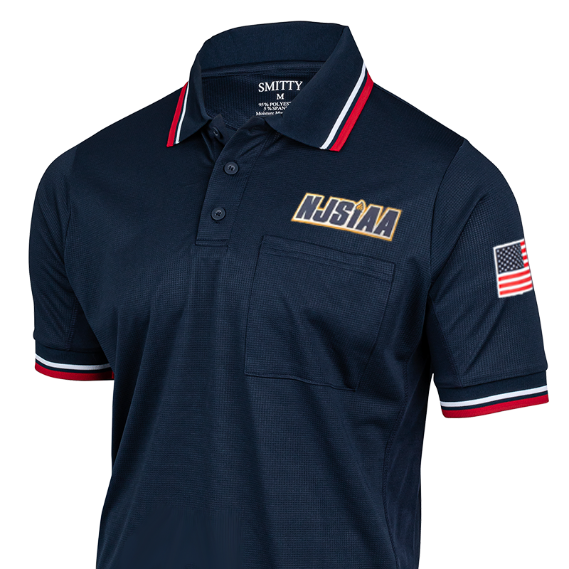 NJSIAA Logo Dye Sublimated Umpire Shirts