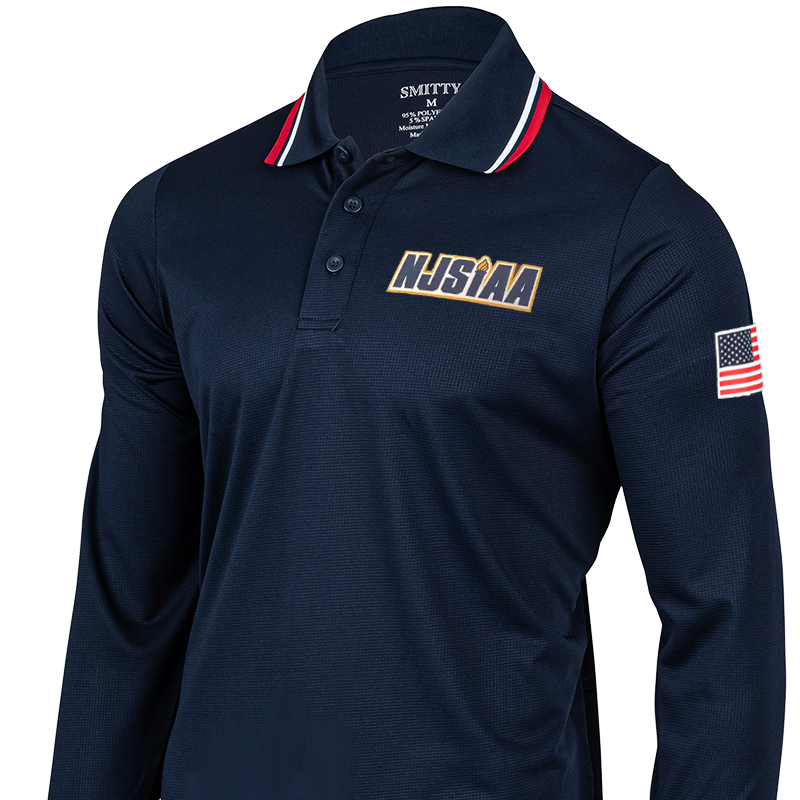 NJSIAA Logo Long Sleeve Umpire Shirts