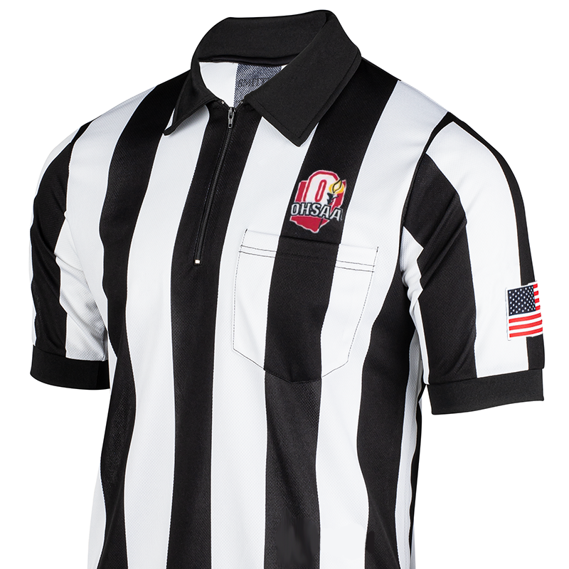 OHSAA Short Sleeve Dye Sublimated Referee Shirt