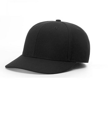R633/R643/R653 - Richardson Black Umpire "Pulse"  Flex Fit Hat