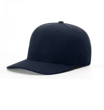 R633/R643/R653 - Richardson Black Umpire "Pulse"  Flex Fit Hat