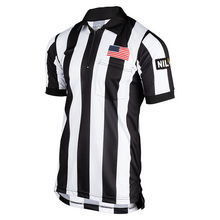 NILOA Logo Short Sleeve 2" Stripe w/ Dye Sublimated Flag