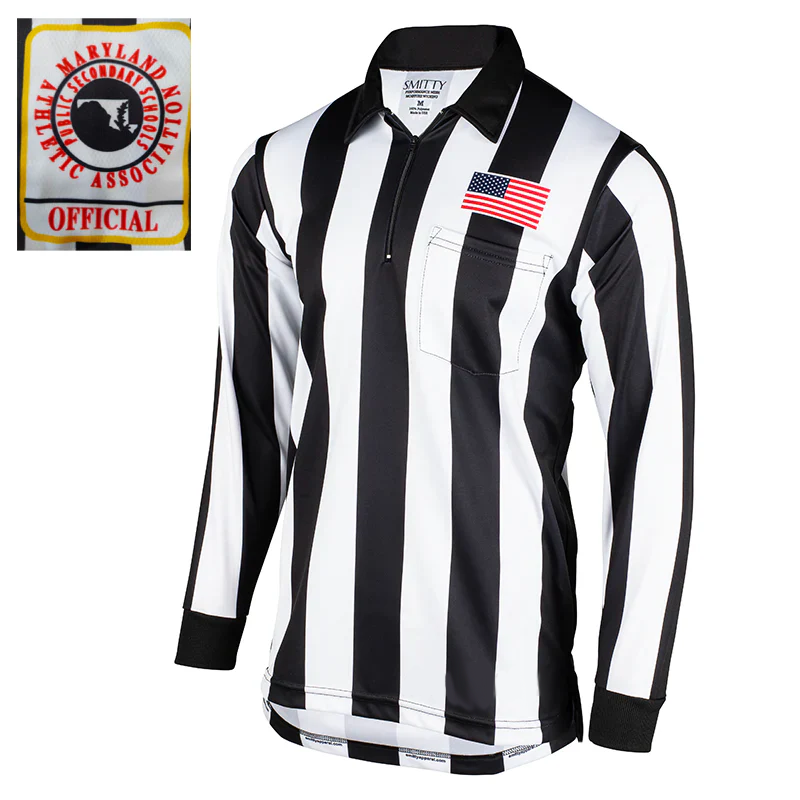 MPSSAA Dye Sublimated Logo Long Sleeve Football Shirt