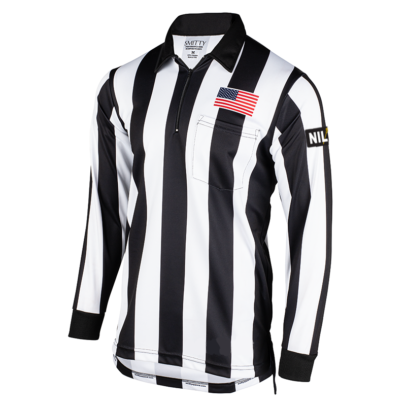 NILOA Smitty Long Sleeve 2" Stripe w/ Dye Sublimated Flag