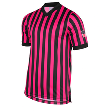 Dye-Sublimated 1" Stripe Pink V-Neck