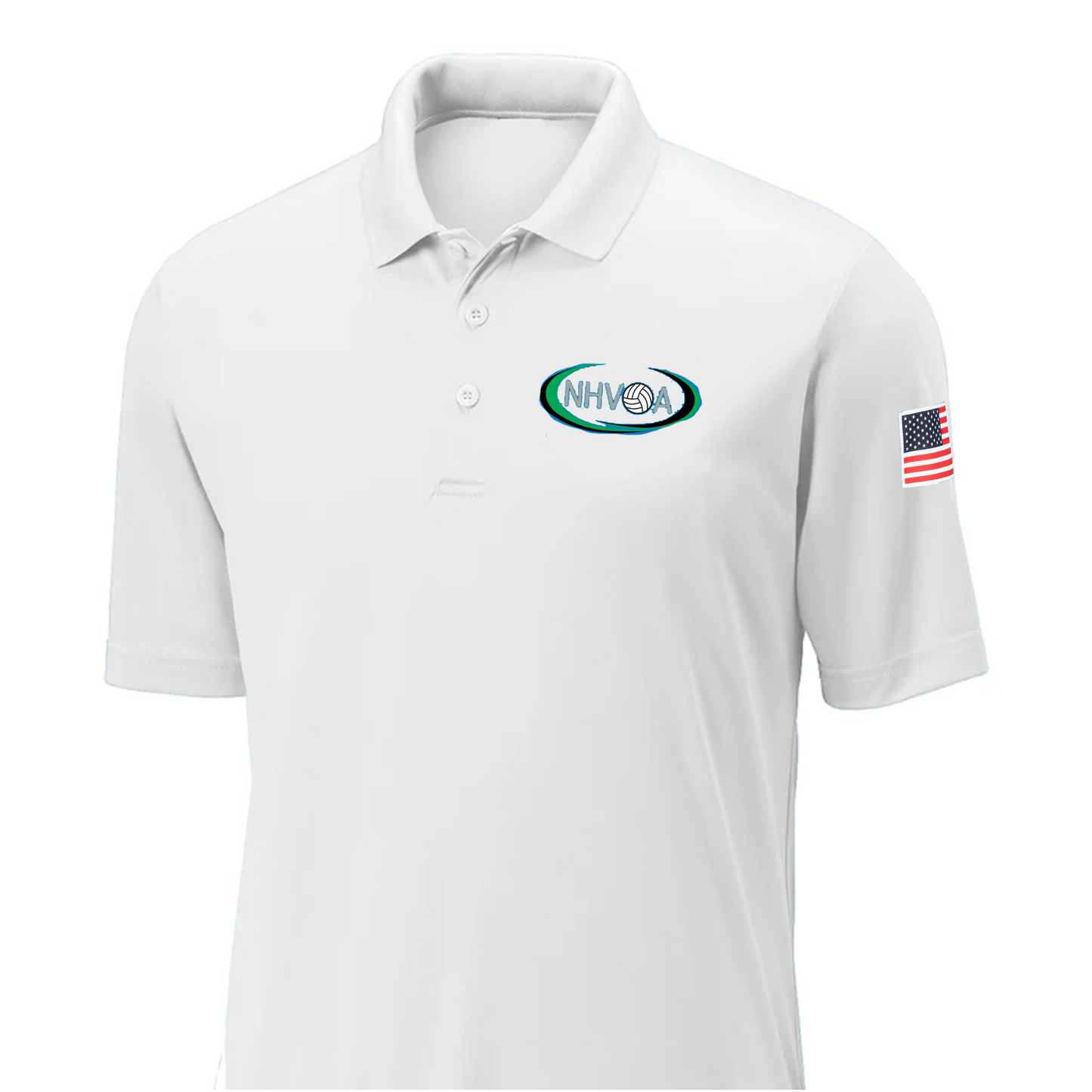 New Hampshire NHVOA Logo Blue Volleyball Shirts