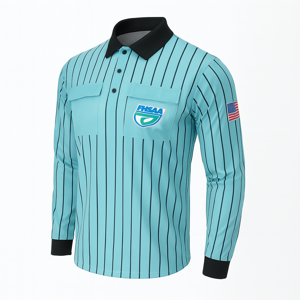 Chemise D'arbitre Smitty Apparel BBS307, Bleu Poudre, Taille S, Neuve