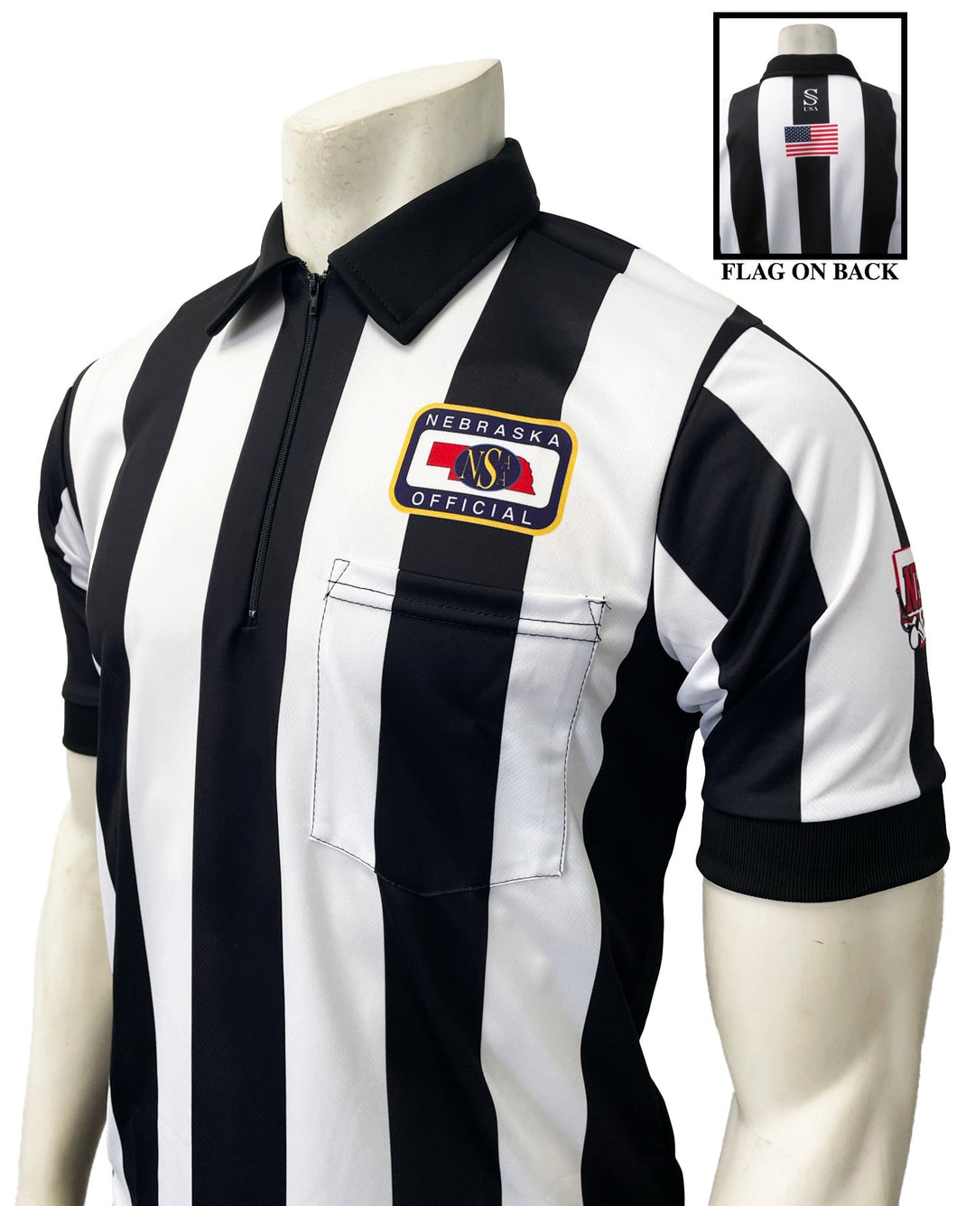 USA137NE-NHS-607 - Smitty "Made in USA" - Short Sleeve "BODY FLEX" Football Shirt