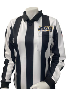New Jersey NJSIAA Logo Dye Sublimated Football/Lacrosse Long Sleeve Women's Shirt