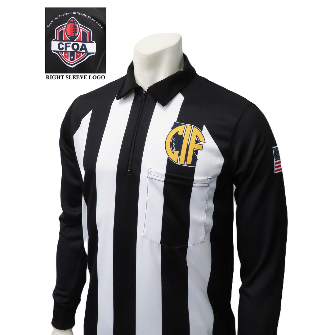 USA161CIF - Smitty "Made in USA" - Dye Sub "CFOA" Football Long Sleeve Shirt