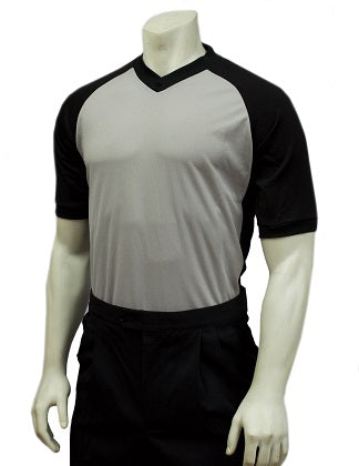 USA207 Smitty Dye Sublimated Grey Shirt with Solid Black Shoulders and Sleeves