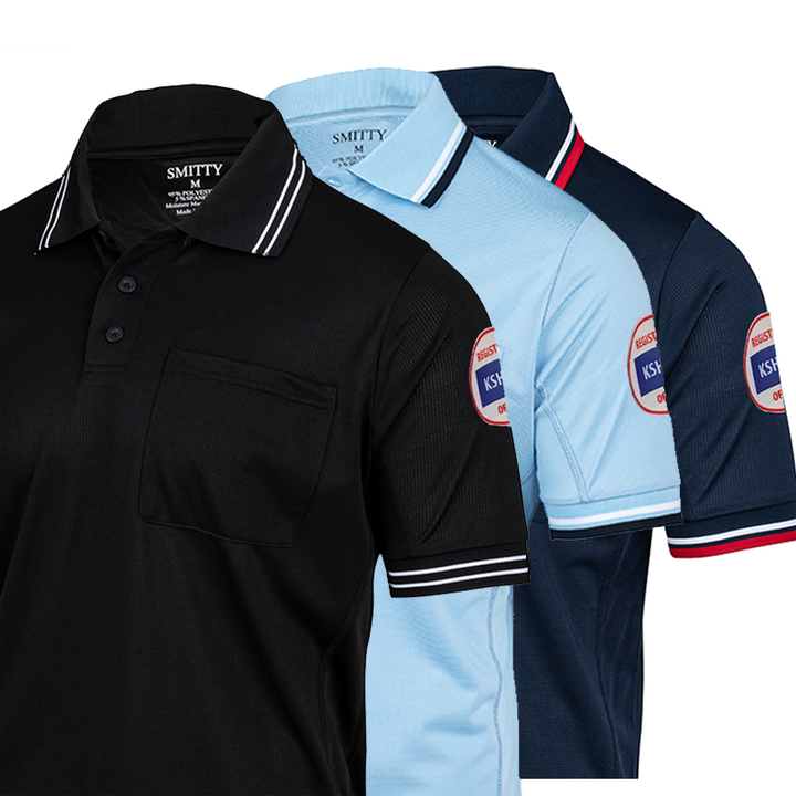 Kansas KSHSAA Logo Dye Sublimated Umpire Shirts