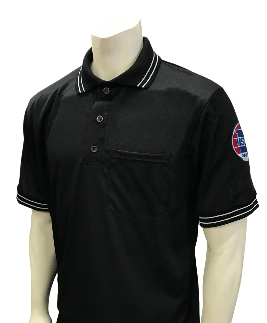 Copy of USA300MO - Smitty "Made in USA" - Short Sleeve Baseball Ump Shirt Black