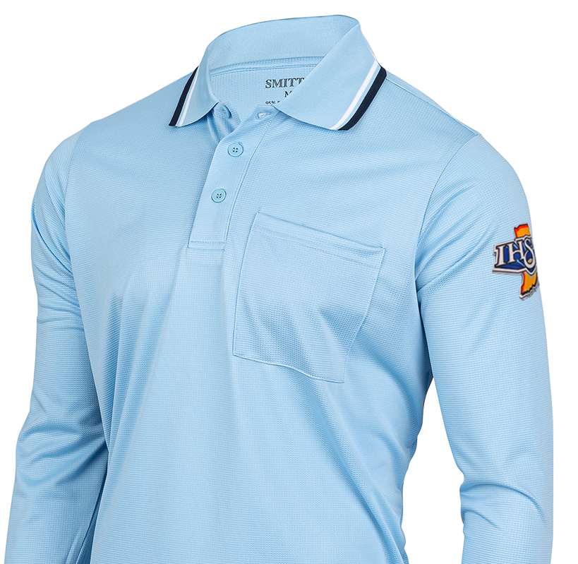 Indiana IHSAA Logo Dye Sublimated Long Sleeve Umpire Shirts (301)